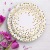 New Bronzing Polkadot White Theme Birthday Party Decoration Paper Cup Paper Pallet Tissue Birthday Gathering Party Decoration