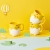M04-7053 New Cartoon Yellow Chicken Tooth Cup Fashion Home Cute Wash Brushing Mouthwash Toothbrush Cup