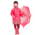 Korean Cute Fashion Cartoon Boys and Girls Baby Raincoat Poncho with Schoolbag Position Umbrella Rain Boots Three-Piece Suit