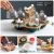 Jingdezhen Cake Plate Compartment Tray Multi-Part Tray Plate Dish Ceramic Plate Ceramic Bowl Cup