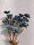 Artificial Flower Branch 6-Head Hibiscus Peony Autumn Color Wedding Silk Flower Artificial Flowers Flower Arrangement and Fake Flower Rattan Artificial Plant