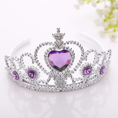 Frozen Children's Crown Princess Hairware Headband Plastic Headband Magic Stick Binary Ornament Wholesale