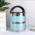 Non-Magnetic Stainless Steel Lunch Box Multi-Layer Lunch Box round Office Worker Portable Student Multi-Layer Lunch Box Large Capacity