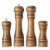 Pepper Grinder Salt Bottle Set Manual Wooden Pepper Mill Powder Bottle Toner Cartridge Saltcellar Seasoning Bottle Two-Piece Set