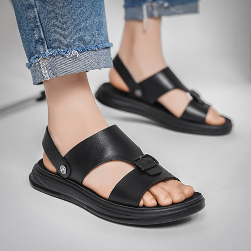 summer men‘s sandals korean casual beach shoes men‘s outdoor breathable all-matching men‘s dual-use sandals