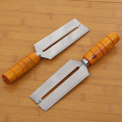 Large round Head Sugarcane Knife with Wooden Handle Fruit Knife Fruit Knife Wholesale 10 Yuan Three-Sample Supply