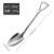 304 Stainless Steel Shovel Spoon Retro Internet Hot Tableware Watermelon Ice Cream Honey Gift Creative Personality Creative Spoon