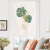 Door the Cord Fabric Art Punch-Free Bedroom Partition Curtain Household Kitchen the Cord Fabric Half Curtain Ins Wind Blocking Curtain