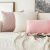 Light Luxury Ins Pillow Cushion Plush Sofa Cushion Office Bed Head Cushion Pillow Cover without Core