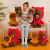 Factory Supply Cute Sweatshirt Brown Bear Plush Toy Toy Bear Sleeping Pillow Gifts for Girlfriend Doll