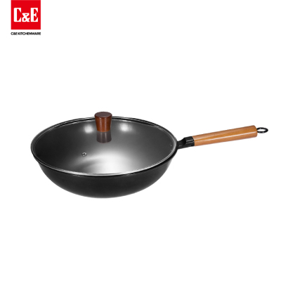 Iron Pot Household Old-Fashioned Large Wok Induction Cooker Special Use Gas Gas Stove Suitable for Uncoated Cooking Pot
