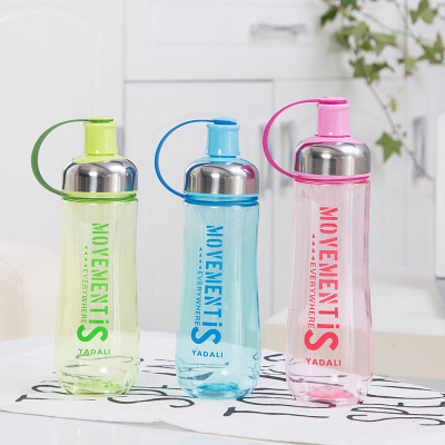 New Portable Sports Kettle Outdoor Travel Mountain Climbing Cup Plastic Water Bottle Customizable Logo Advertising
