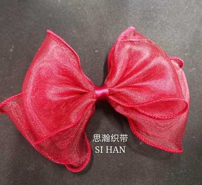 Meteor Yarn Bow, Flowing Yarn Bow, Children's Hair Accessories Bow Tie, Shoe Ornament Ribbon Yarn Strip