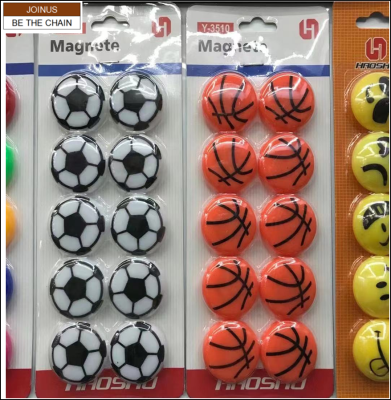 35MM magnetic button football 3510 AF-3490-2
