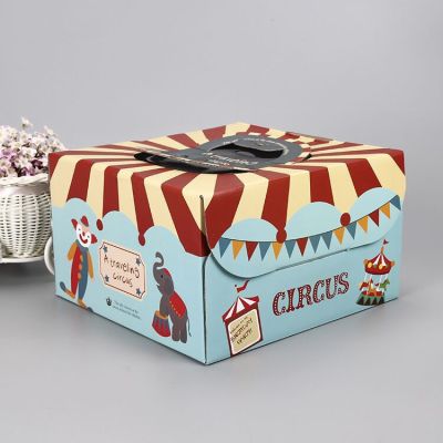 Factory Customized Wholesale 6-Inch Cake Box 10-Inch Portable Birthday Gift Box 8-Inch European Cake Box 4-Inch Baking Box