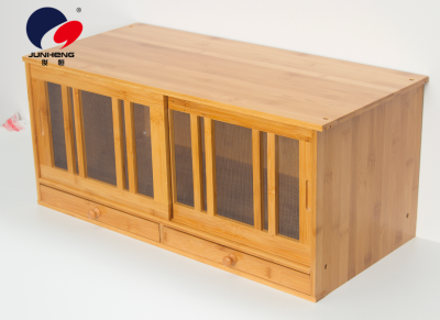 Simple Modern Vegetable Solid Wood Sideboard Japanese Style Small Cupboard Cupboard Kitchen Storage Cabinet Breathable Window Screen Food Cupboard