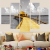 Canvas Painting Five-Piece Oil Painting Frameless Painting Family Hotel Hanging Picture Frameless Painting