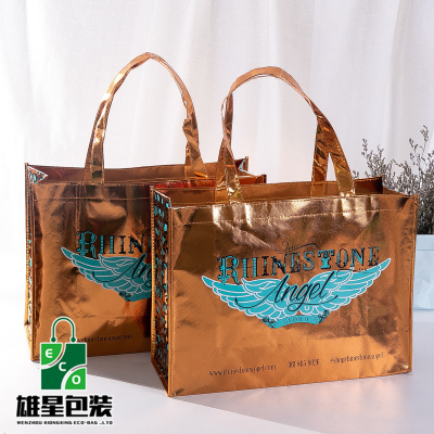 Factory Wholesale Pp Non-Woven Laminated Bag Non-Woven Handbag Printable Cloth Bag Customized Ad Bag Customized