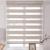 Roller Shutter Hand Pull Roller Shutter Louver Double Layer Full Shading Office Bedroom Balcony Bathroom Louver Curtain