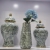 Guyun Factory Store Ceramic Crafts Residence Decorative Flower Vase Blue and White Porcelain Candy Box Decorations