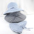 Sun Hat Summer Female Fisherman Hat Foldable Hat Holiday Vacation Striped Cloth Cap Wide Brim Sun Hat