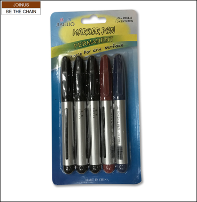 Permanent Marker Pen 5pcs Suitable for any surface AF-3483-5