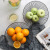 Modern Minimalist Fruit Plate Nordic Creative Fruit Basket Living Room Home Snack round Iron Storage Basket Mixed Batch