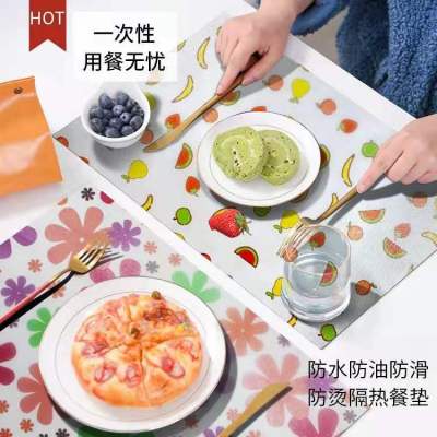 Disposable Placemat Table Cloth Dining Table Cushion Coaster Sand Potholder Outdoor Mat