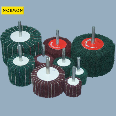 Professional Export Customization All Kinds of Scouring Pad Wheel with Handle Abrasive Band Impeller Flap Disc Louvre Blade