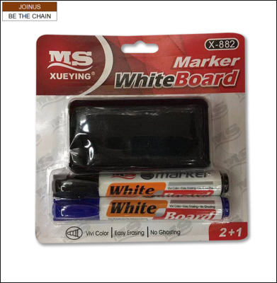  White Board Marker Pen with Eraser X-882 Super Volume AF-3483-10