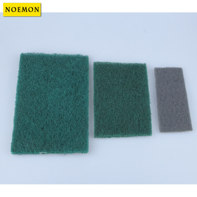 Wholesale Authentic Industrial Cleaning Scouring Cloth Brushed Rust Removing Nylon Sheet Green Cleaning Cloth