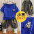 Boys Summer Suit 2021 New Western Style 1 Boy Clothes Fashionable 3-Year-Old Baby Summer Short Sleeve Two-Piece Suit
