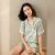 Factory Direct Sales 20 Summer New Ice Silk Artificial Silk Satin Women's Pajamas Short-Sleeved Shorts Two-Piece Home Wear