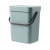 Vitsunhoo Creative Wall Hanging Trash Can Household Kitchen Bathroom Wall-Mounted Plastic Trash Can with Lid