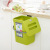 Vitsunhoo Creative Wall Hanging Trash Can Household Kitchen Bathroom Wall-Mounted Plastic Trash Can with Lid