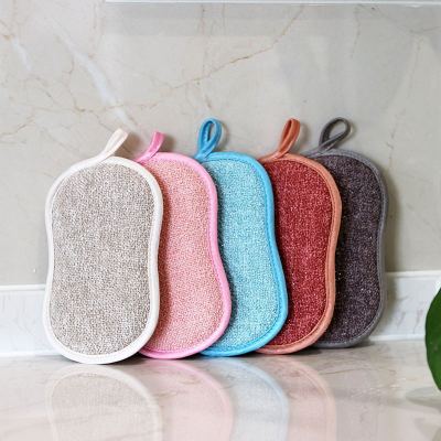 Multi-Functional Kitchen Magic Spong Mop Double-Sided Household Dishwashing Cloth Does Not Hurt the Pot Cleaning Decontamination Oil Cleaning Block