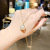 Korean Style Personalized Titanium Steel Necklace Women's Fashion Dignified Hollow Bird's Nest Bright Pearl Pendant High Sense Necklace Wholesale