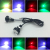 Motorcycle Led Colorful Flash Eagle Eye Light Super Bright Led Flash Taillight Ghost Fire Modified Stop Lamp 12V Bulb