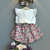 Girls' Suit 2021 New Children's Summer Clothing Summer Fashionable Casual Shorts Little Girl Two Piece Suit