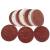 Red Sand Velvet 125mm5-Inch 8-Hole Disc Sandpaper Cross-Border Manufacturer