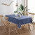 Factory Direct Sales Cross-Border Linen-like Spike Lace Rectangular Household Table Cloth Coffee Table Cloth