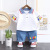 Summer Children's Clothing Boys' Suit Summer 2021 New Children's Short-Sleeved Baby Summer Korean Style Children Clothes Wholesale