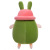 New Creative Bunny Avocado Plush Toy Big Pillow Bed Pillow Gift for Friends Cartoon Avocado