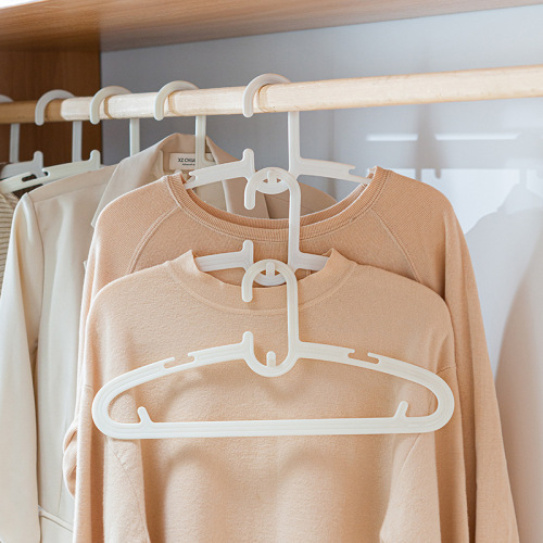 Overlapping Seamless Clothes Hanger Adult Clothes Hanger Can Overlap