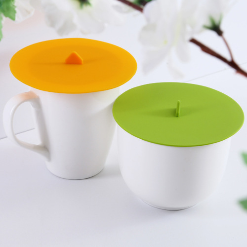 round silicone cup cover universal mug cover glass ceramic cup accessories dust-proof tea cup lid