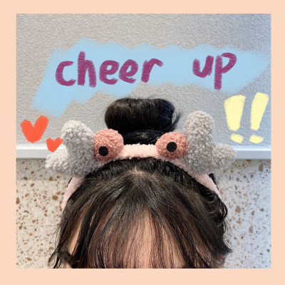 Small Antlers Headband Face Wash Hair Band Korea Cute Non-Slip Hair Hoop Internet Celebrity Hair Band Super Fairy Mori Style Christmas