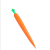 Carrot Cactus Corn Propelling Pencil 0.50.7mm Propelling Pencil Cartoon Soft Glue Pen Pressing Pen