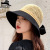 2021 Spring and Summer New Hollow out Stitching Knitted Top Bucket Hat Women's Sun Protection Wide-Brimmed Sunhat Korean Bucket Hat Tide