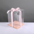 Pink Transparent Net Red Cake Box Wholesale 6/8/10/12 Inch Baking Packing Box Bear Packing Box Gift Box