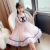 Girls' Summer Dress 2021 New Fashionable Dress Girls' Lady Lace Puff Princess Dress Bow Yarn Skirt